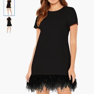 LIKELY Marulla Feather Trim Dress, size 4